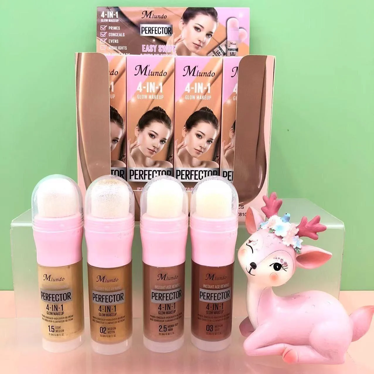 glow-makeup-highlighter-powder-geg-t7y5az64-desc-1 Gege Bear 4-in-1 Glow Makeup Powder Body & Face Highlighter Sparkling Shimmer